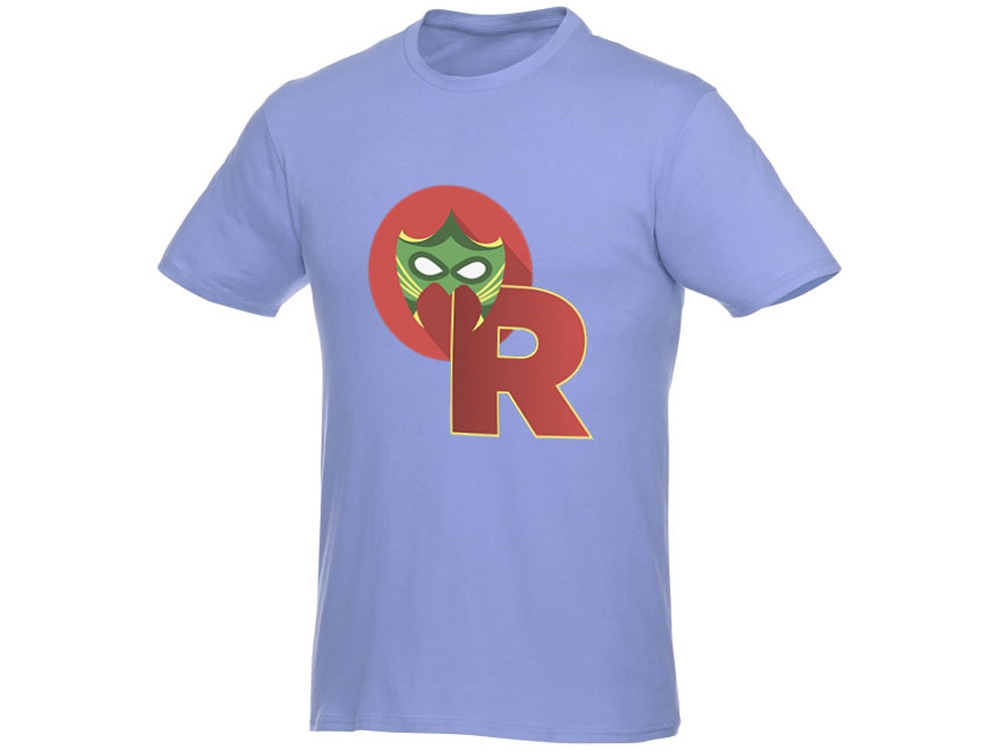 Мужская футболка Heros с коротким рукавом, светло-синий-5