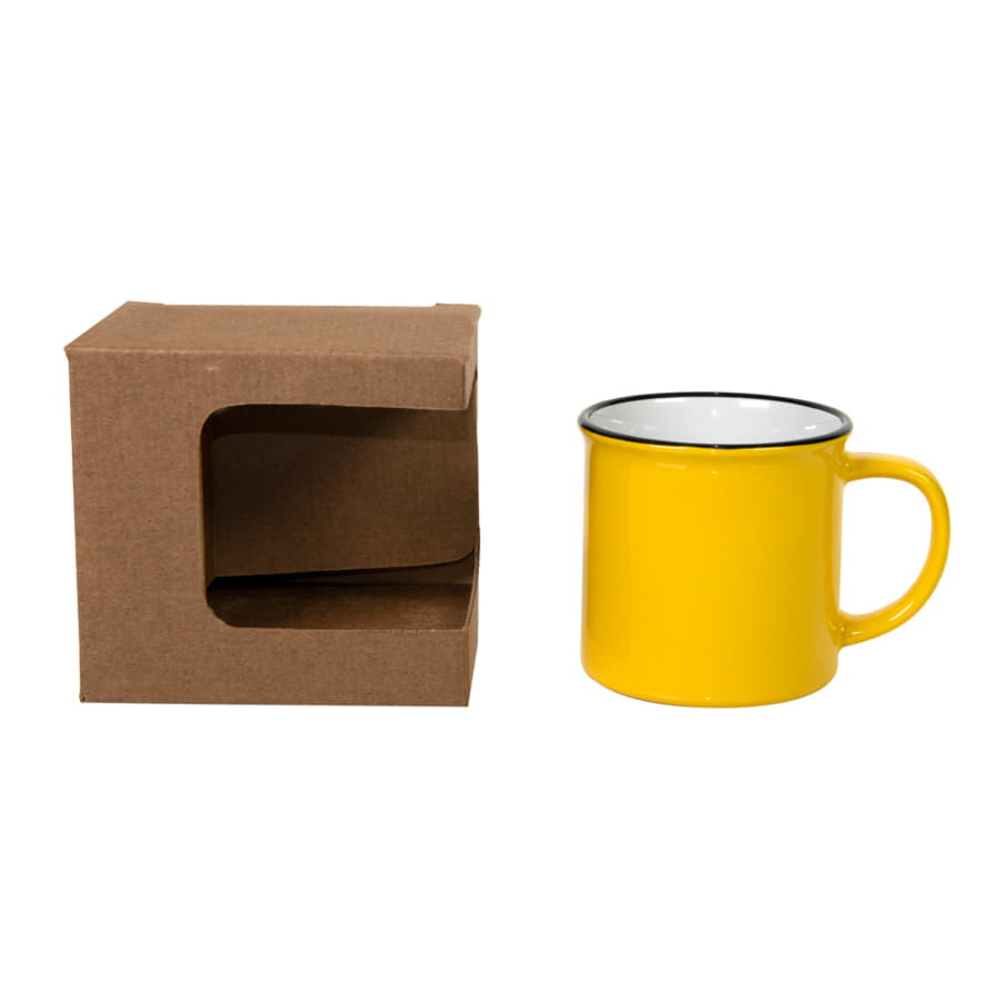 Коробка для кружек 27700, 27601, 23505, 27602 размер 11,8 х 9,0 х 10,8 см, микрогофрок., коричневый, коричневый-2