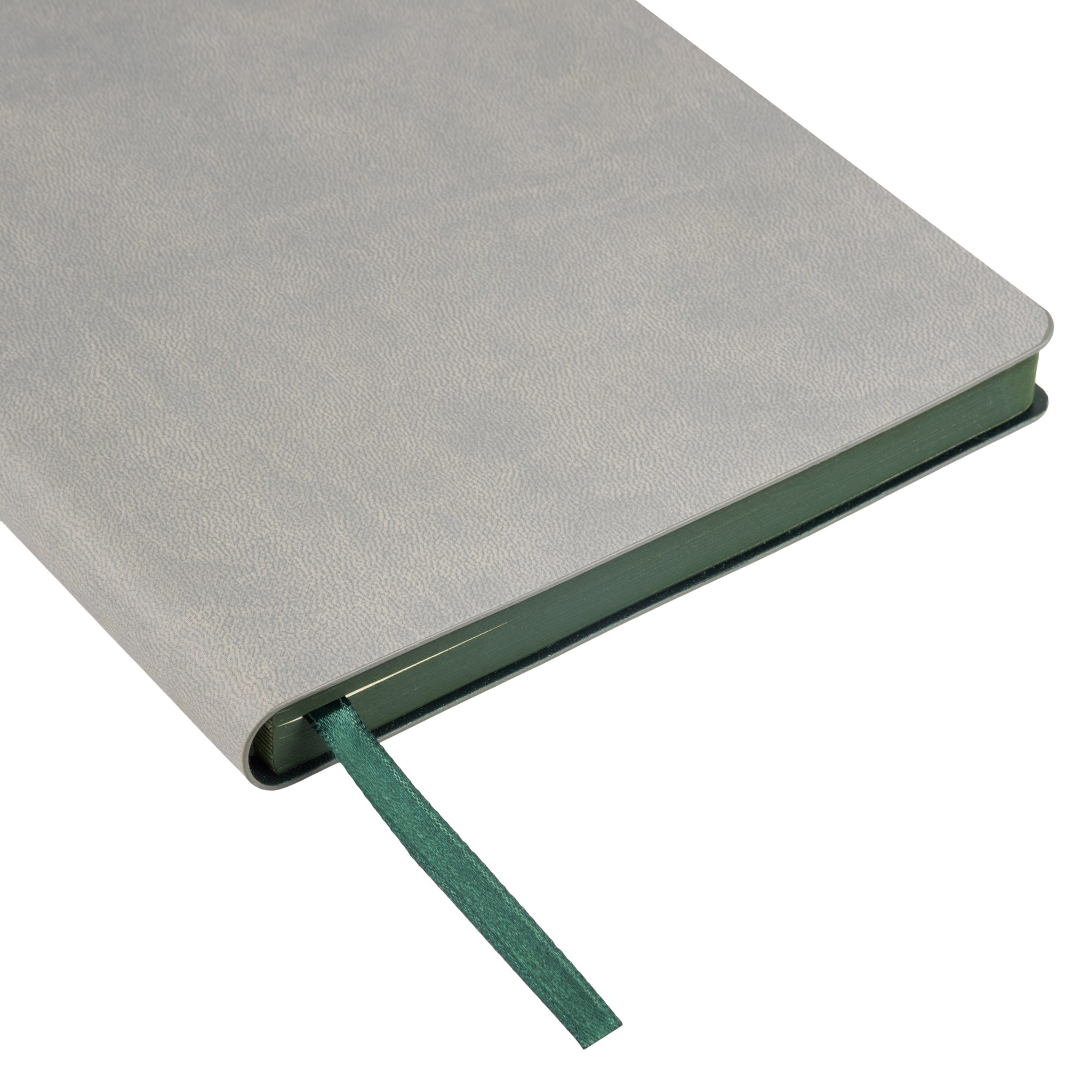 Ежедневник Латте (Latte NEW) недатированный, серый/зеленый-6