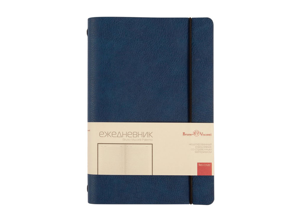 Ежедневник недатированный А5 Palermo, синий-2