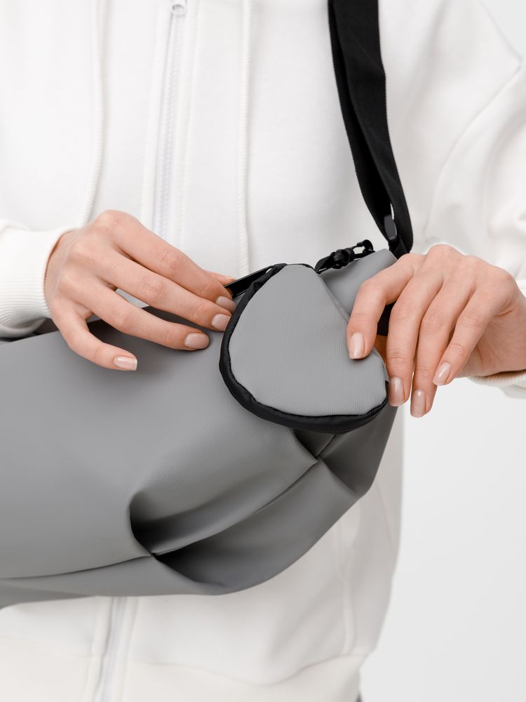 Сумка через плечо Altro, серая-3