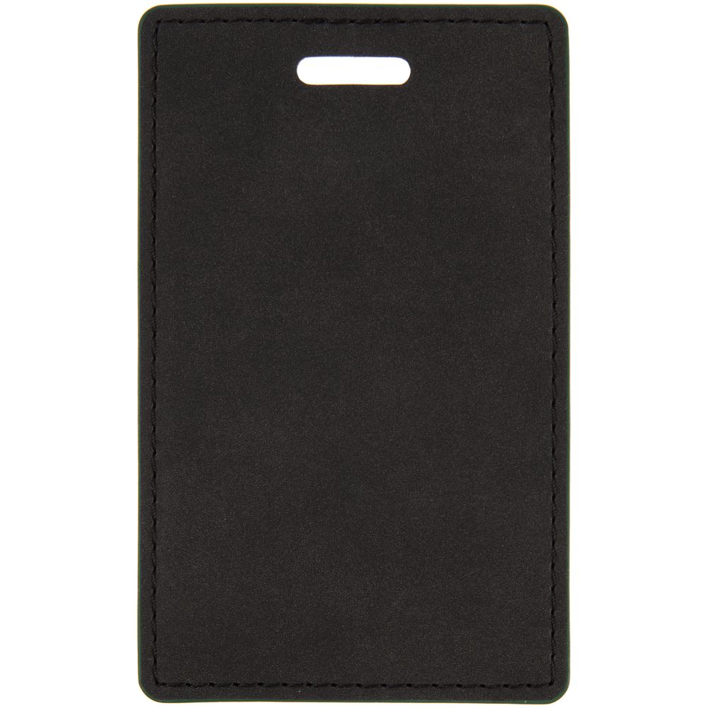 Чехол для пропуска Multimo, черный с зеленым-2