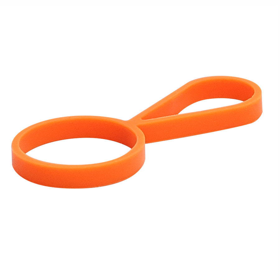Кольцо-держатель силиконовое для термобутылки Olivia, Оранжевый-0