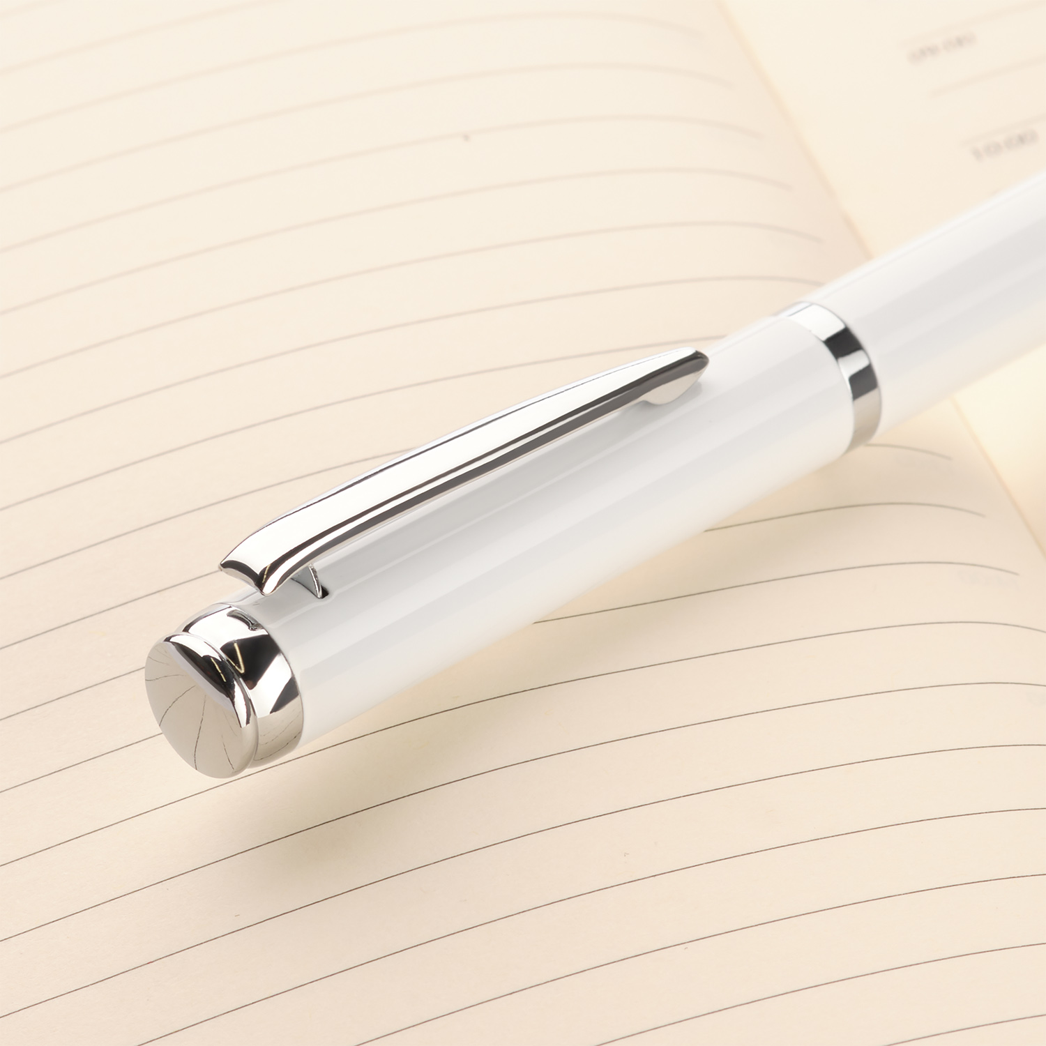 Шариковая ручка Соната (Sonata), белая-4