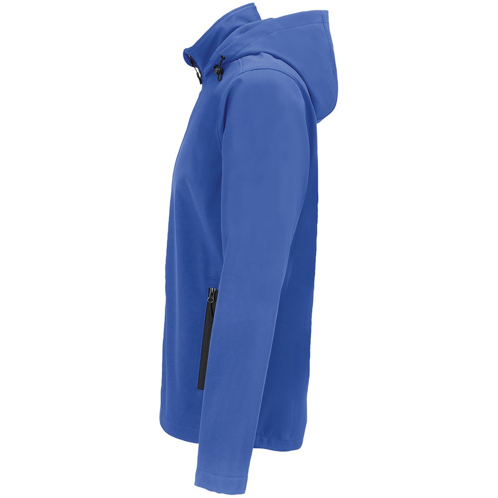 Куртка софтшелл с капюшоном мужская Race Men, ярко-синяя (royal)-2