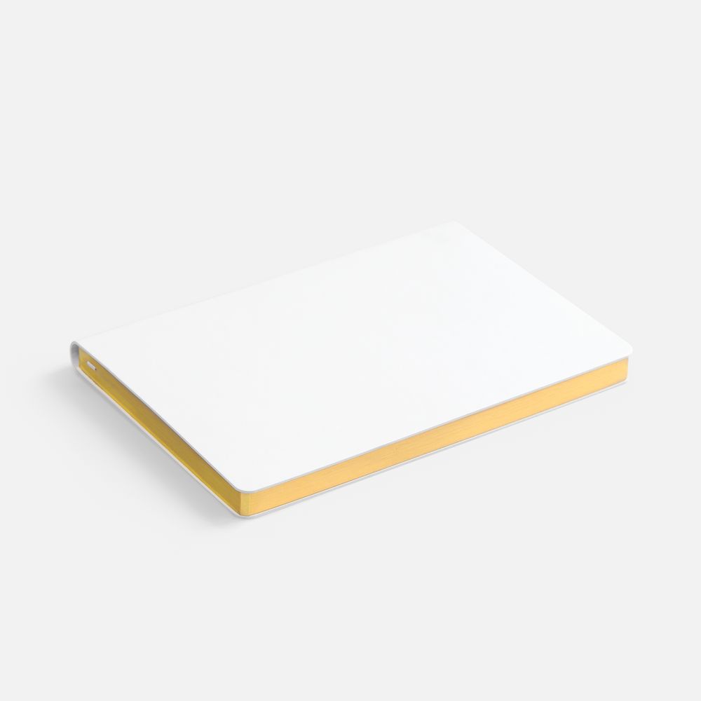 Ежедневник Nebraska Flex, недатированный, белый с золотистым-2