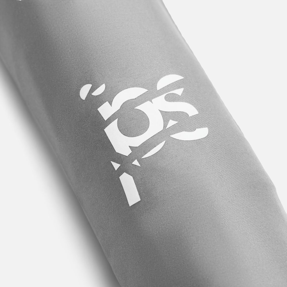 Зонт складной Hard Work с проявляющимся рисунком, серый-5