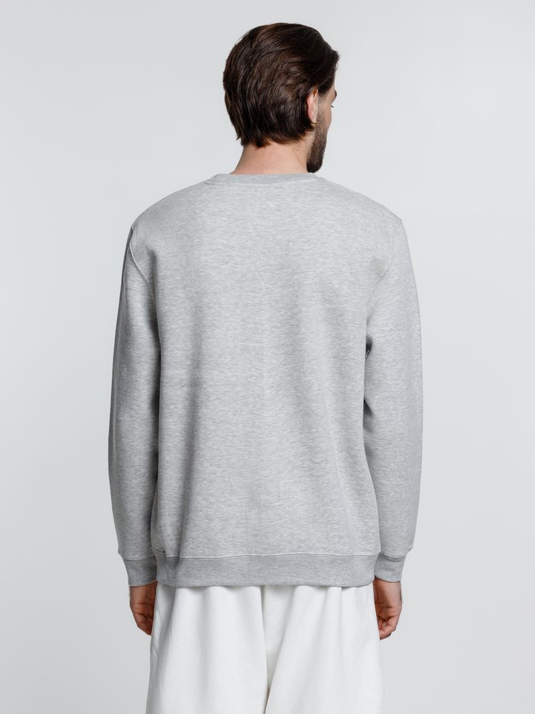 Свитшот унисекс Delta, серый меланж-6