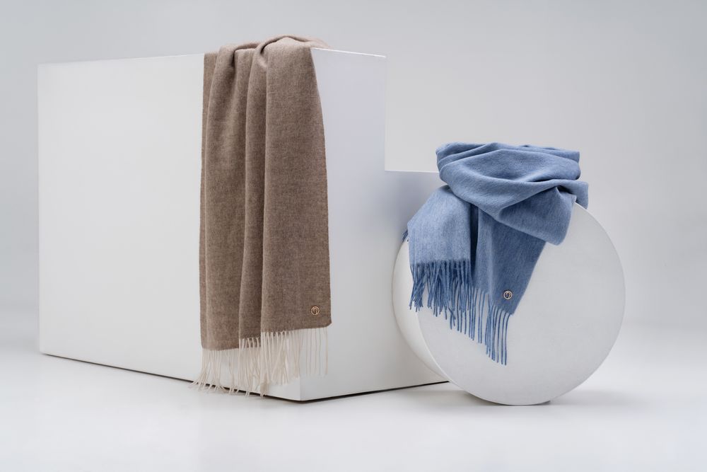 Палантин Gorgeous, голубой-5