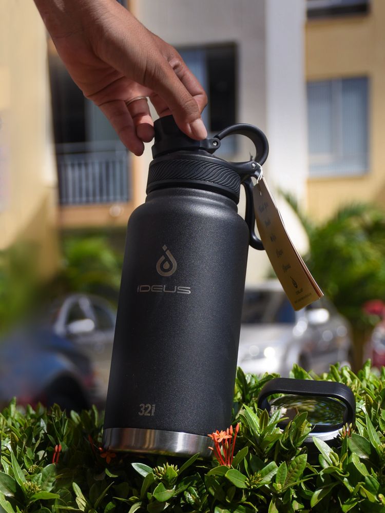 Термобутылка Fujisan XL 2.0, черная-6