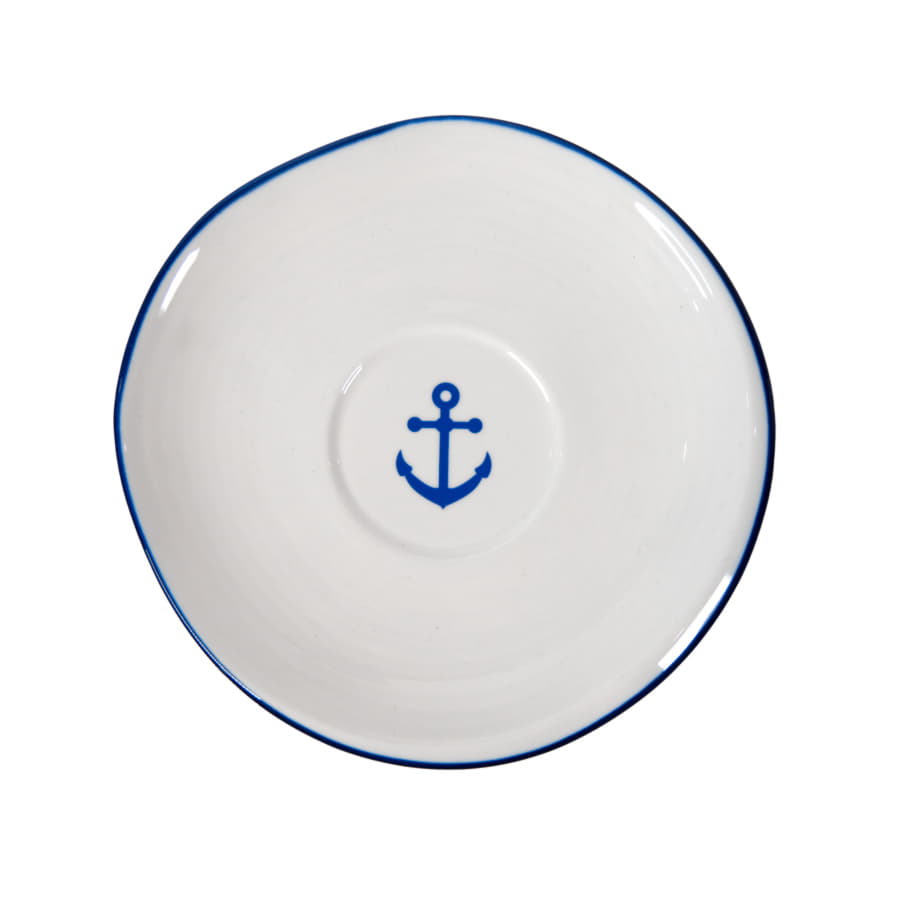 Чайная пара SEAWAVE  в подарочной упаковке, белый, синий-6