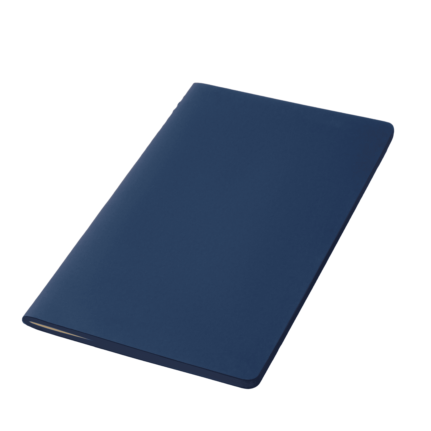 Блокнот Alpha slim, синий-2