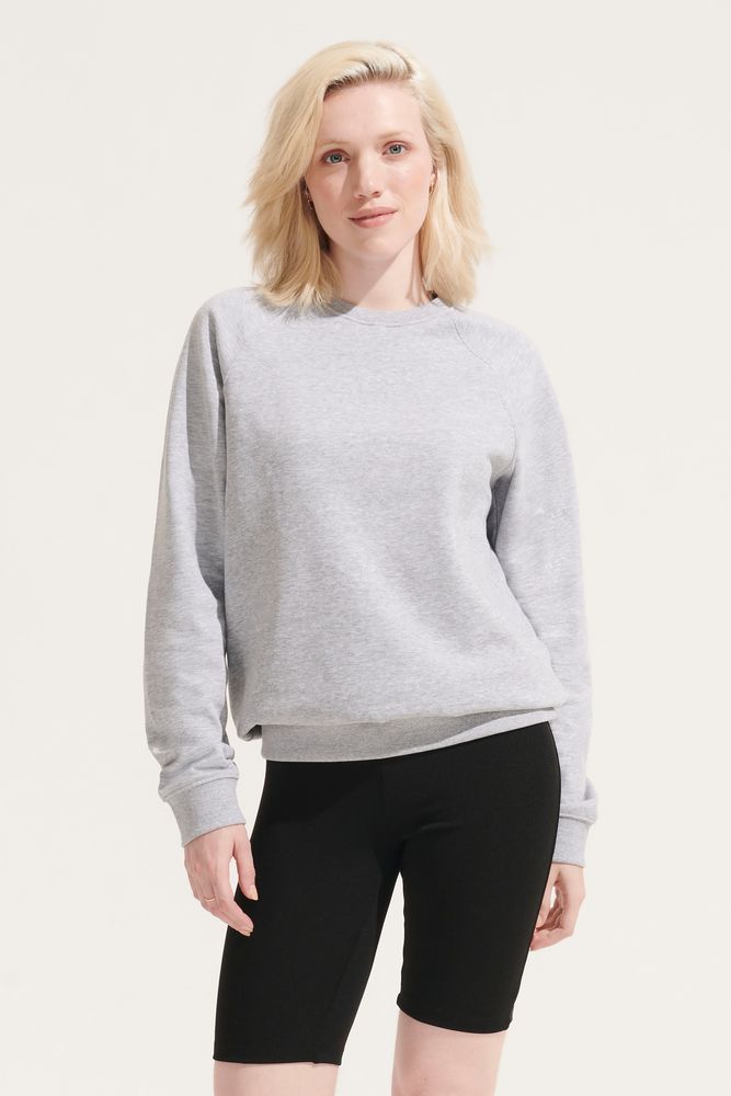 Свитшот унисекс Space, серый меланж-3