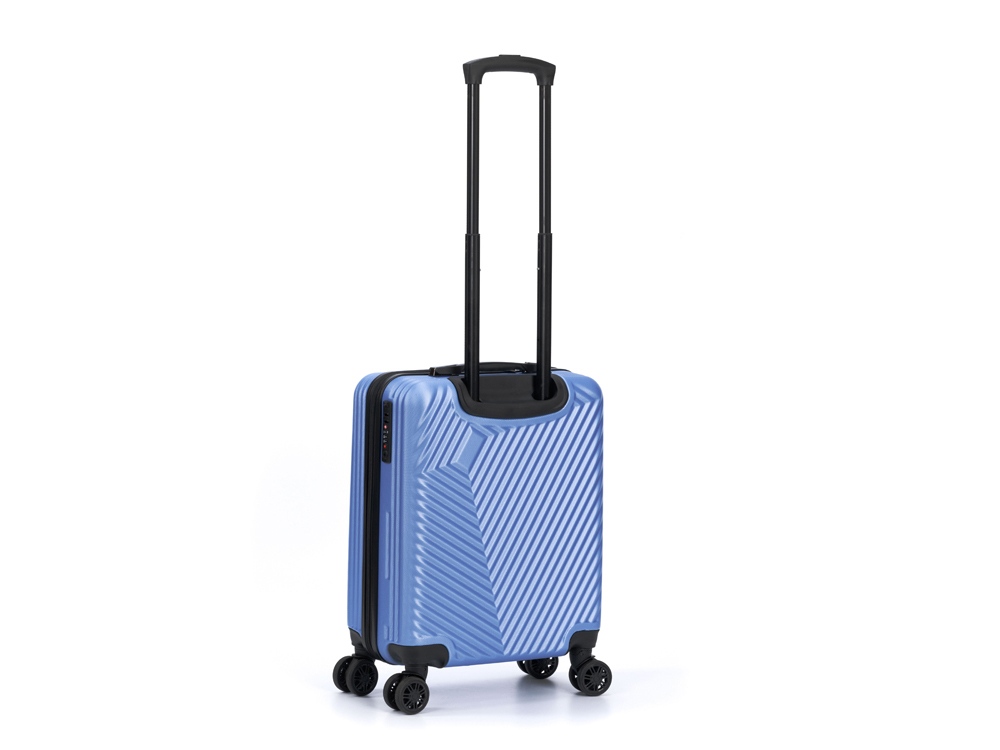 Чемодан TORBER Lama, синий, ABS-пластик, 38 х 21 х 55 см, 37 л-1