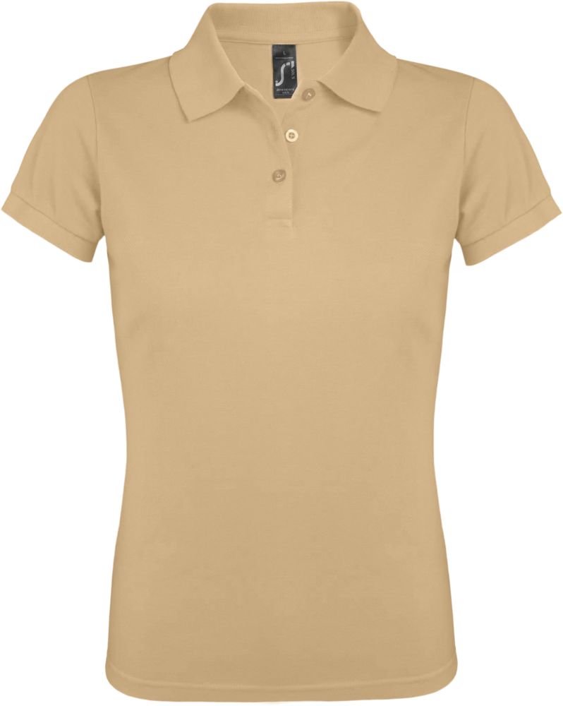 Рубашка поло женская Prime Women 200 бежевая-1