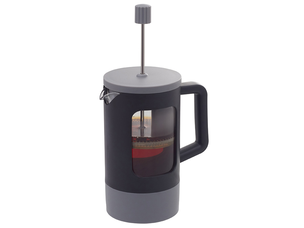 Френч-пресс Double Tone, черный-серый-5