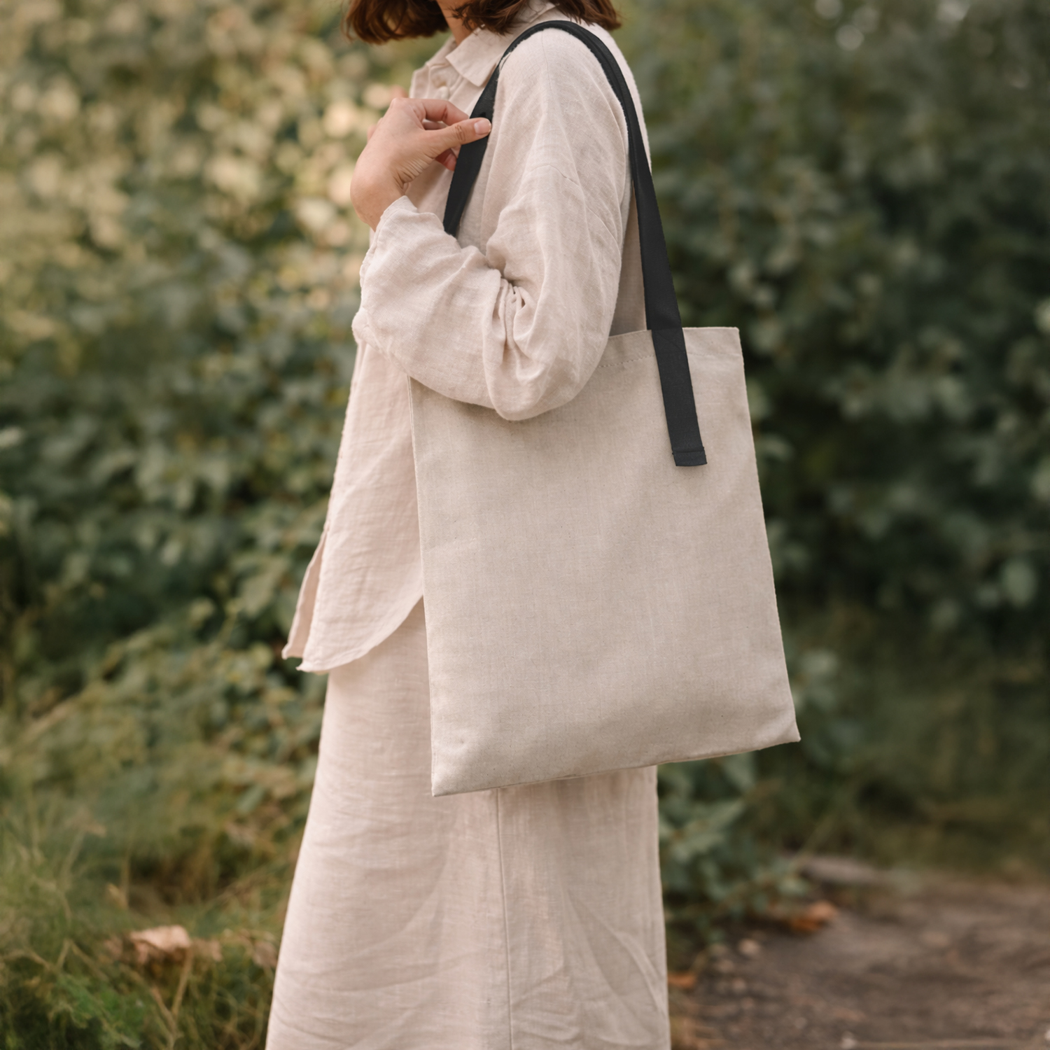 Шоппер Superbag Light, с внутренним креплением (полукольцо) (неокрашенный с серым)-3