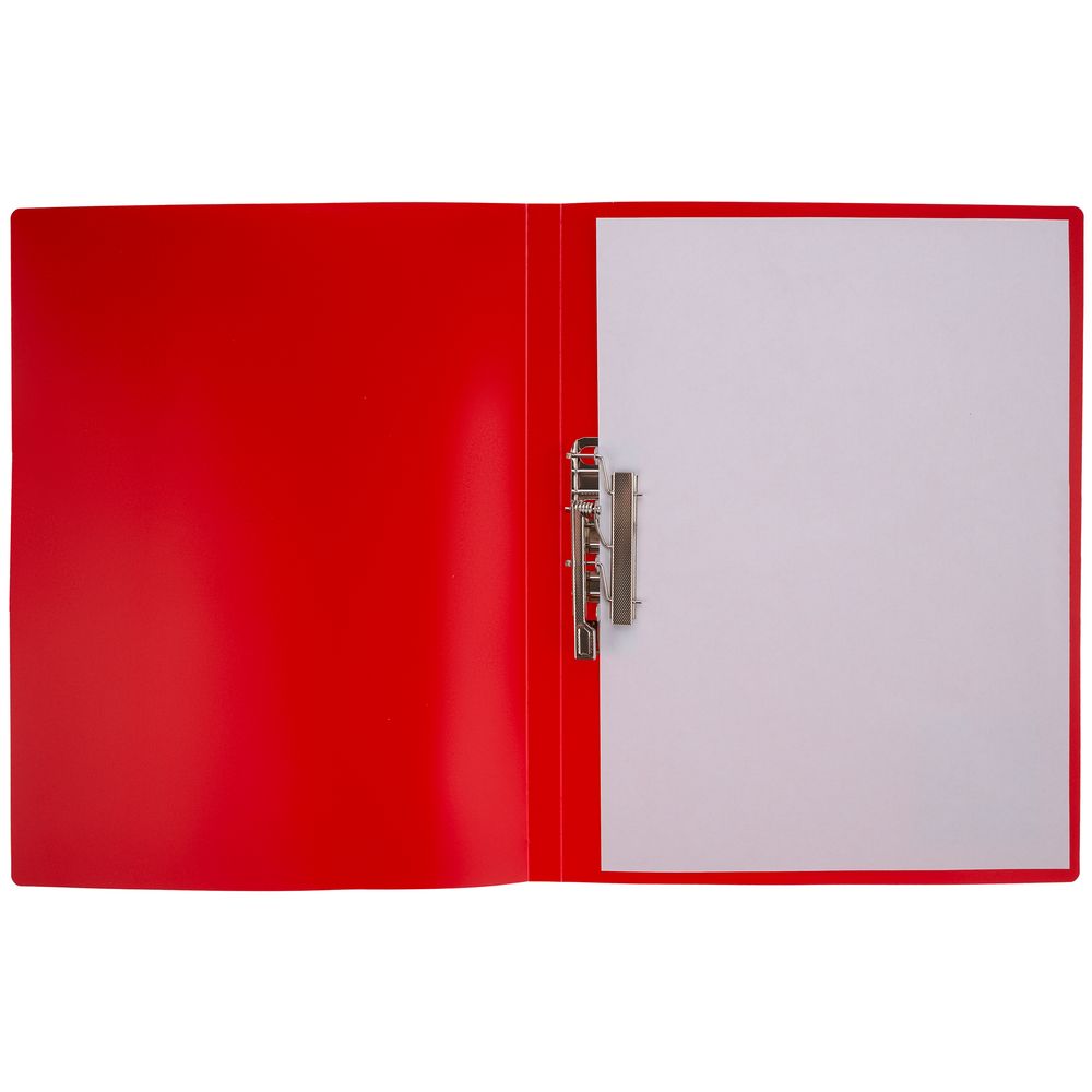 Папка с прижимом Expert, красная-3