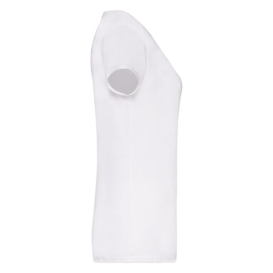 Футболка женская "Lady-Fit V-Neck T", белый-2