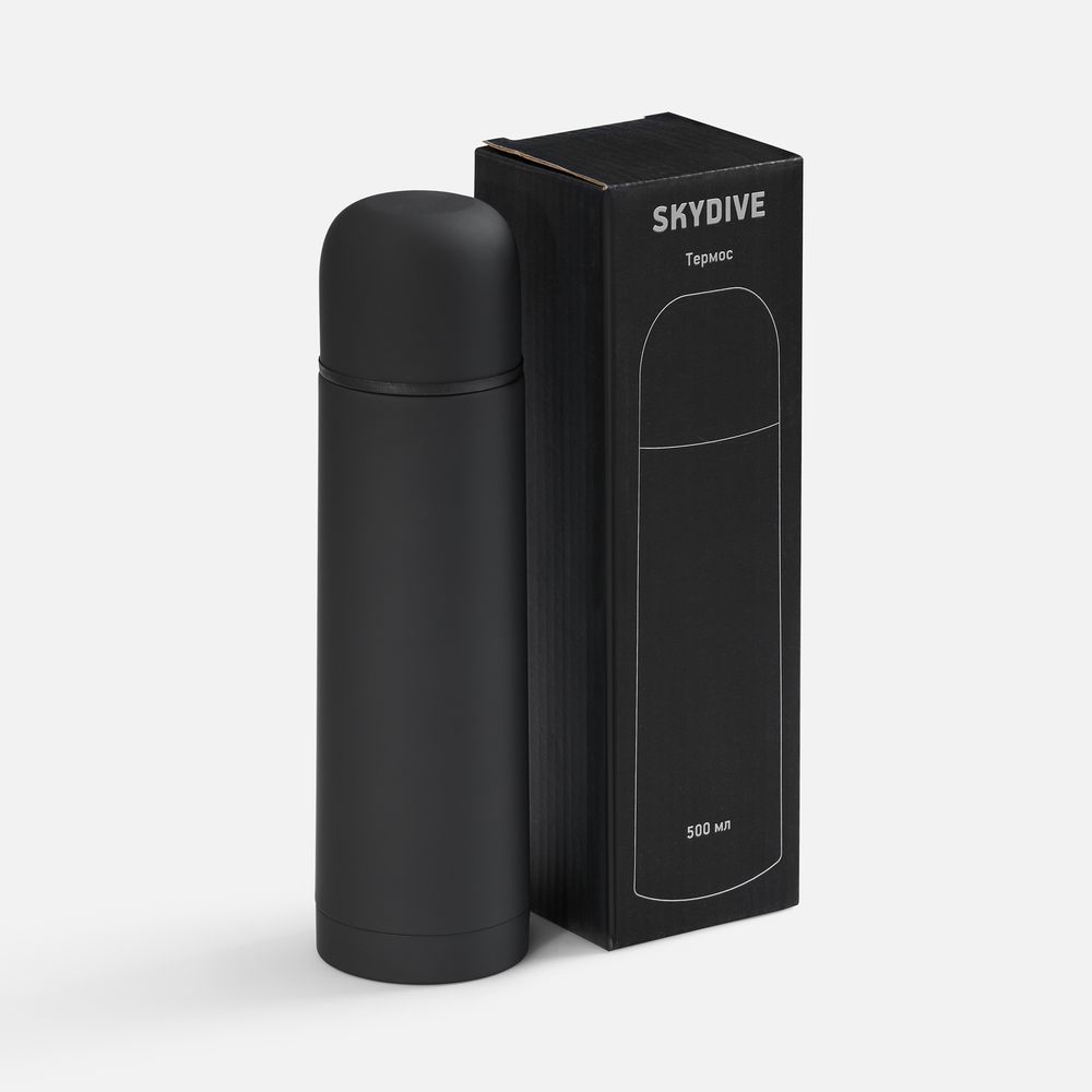 Термос Skydive, ver.2, черный-3