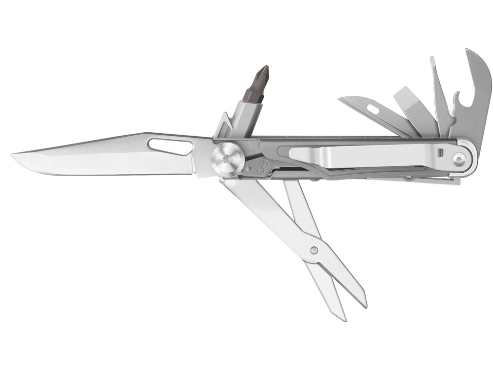 Нож-мультитул Rocktol 12 в 1 с титановыми ручками, серый-0