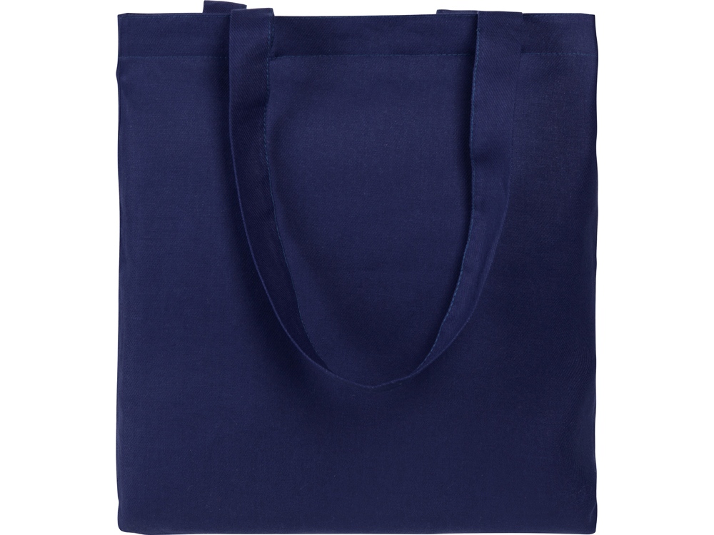 Сумка Element из хлопка для покупок, 180 г, темно-синий-2