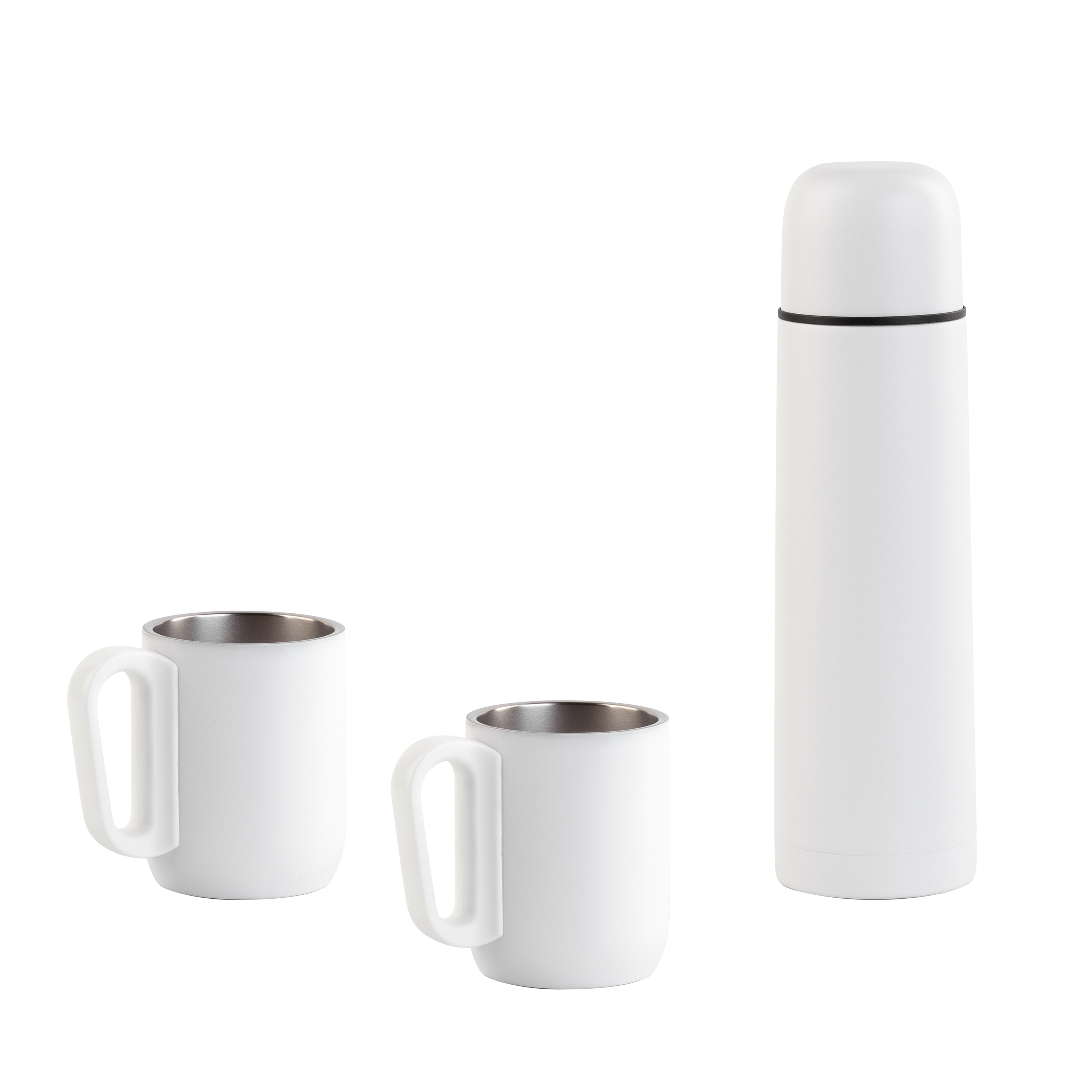 Набор "Гейзер" (термос, 2 кружки), покрытие пудра-0