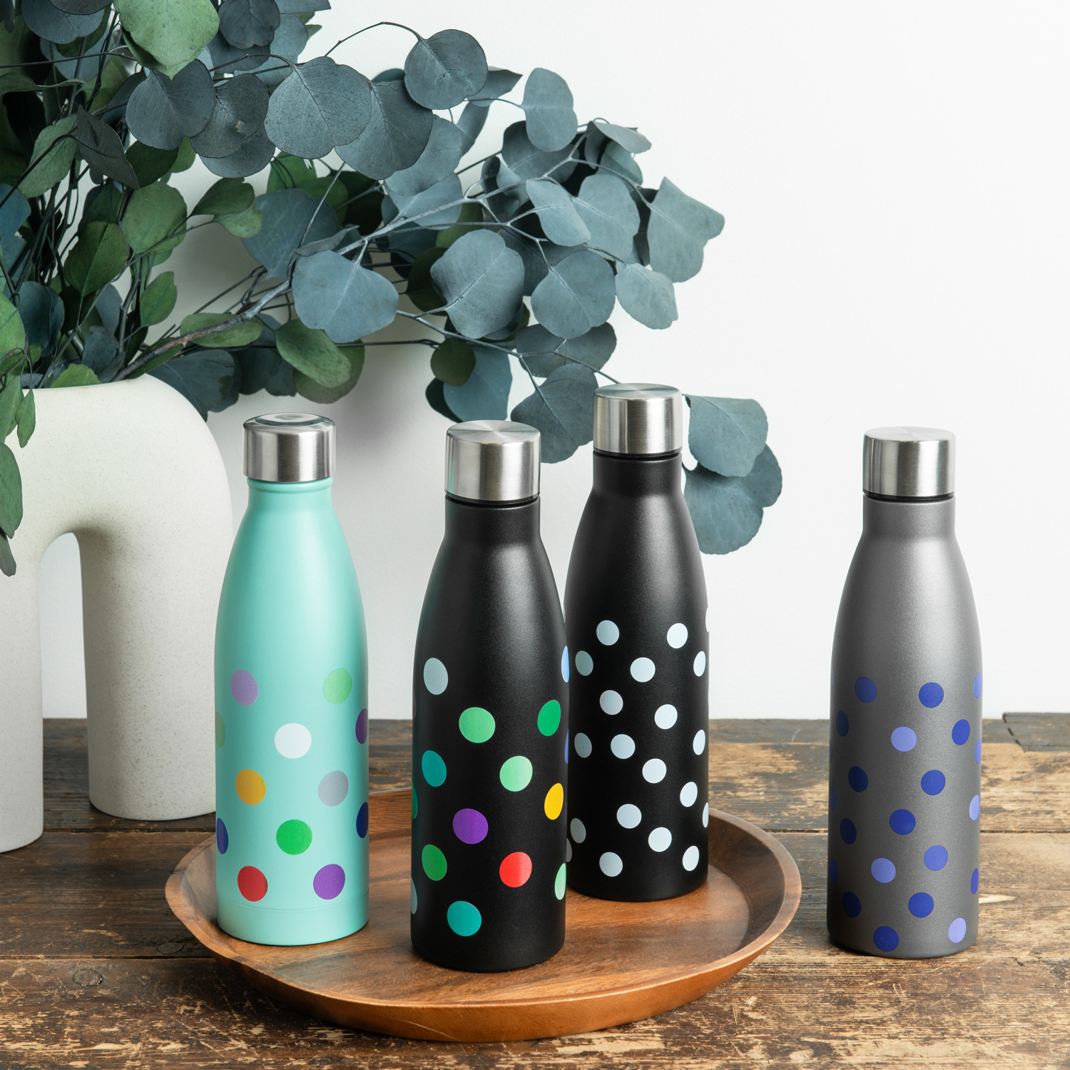 Термобутылка вакуумная герметичная Фреско, аква (гладкое порошковое покрытие)-8