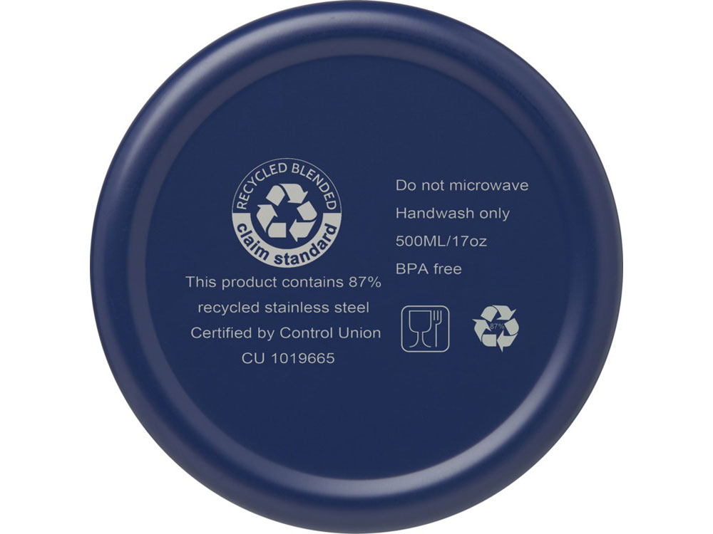 Бутылка с вакуумной изоляцией Vasa объемом 500 мл, синий-3