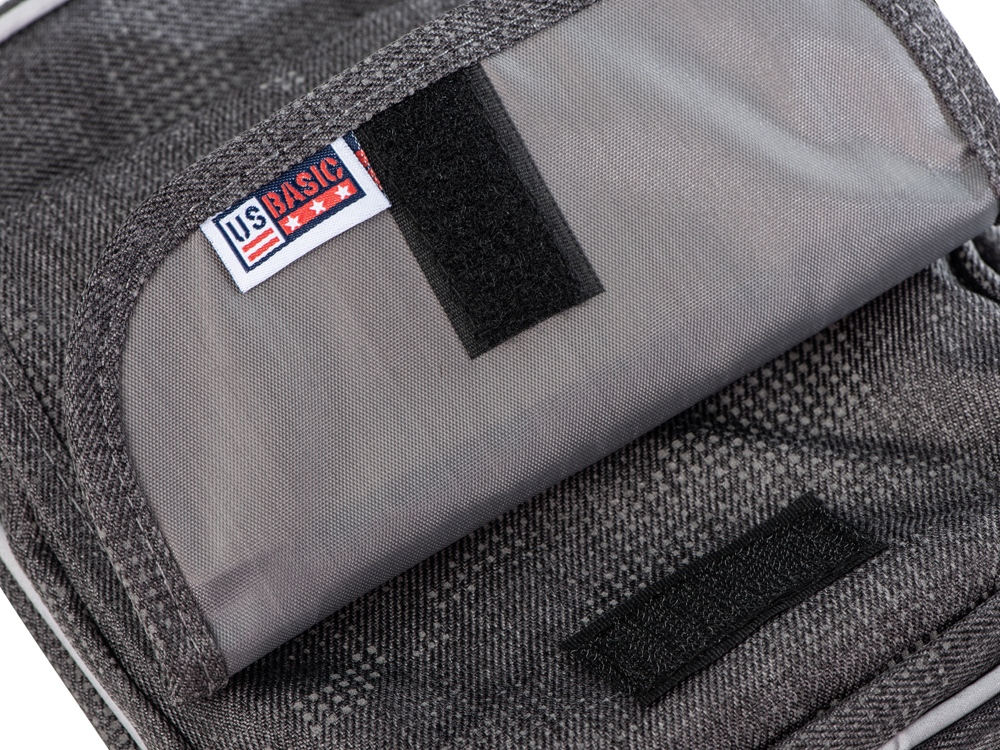 Сумка Camo со светоотражающим дизайном на плечо, серый-6