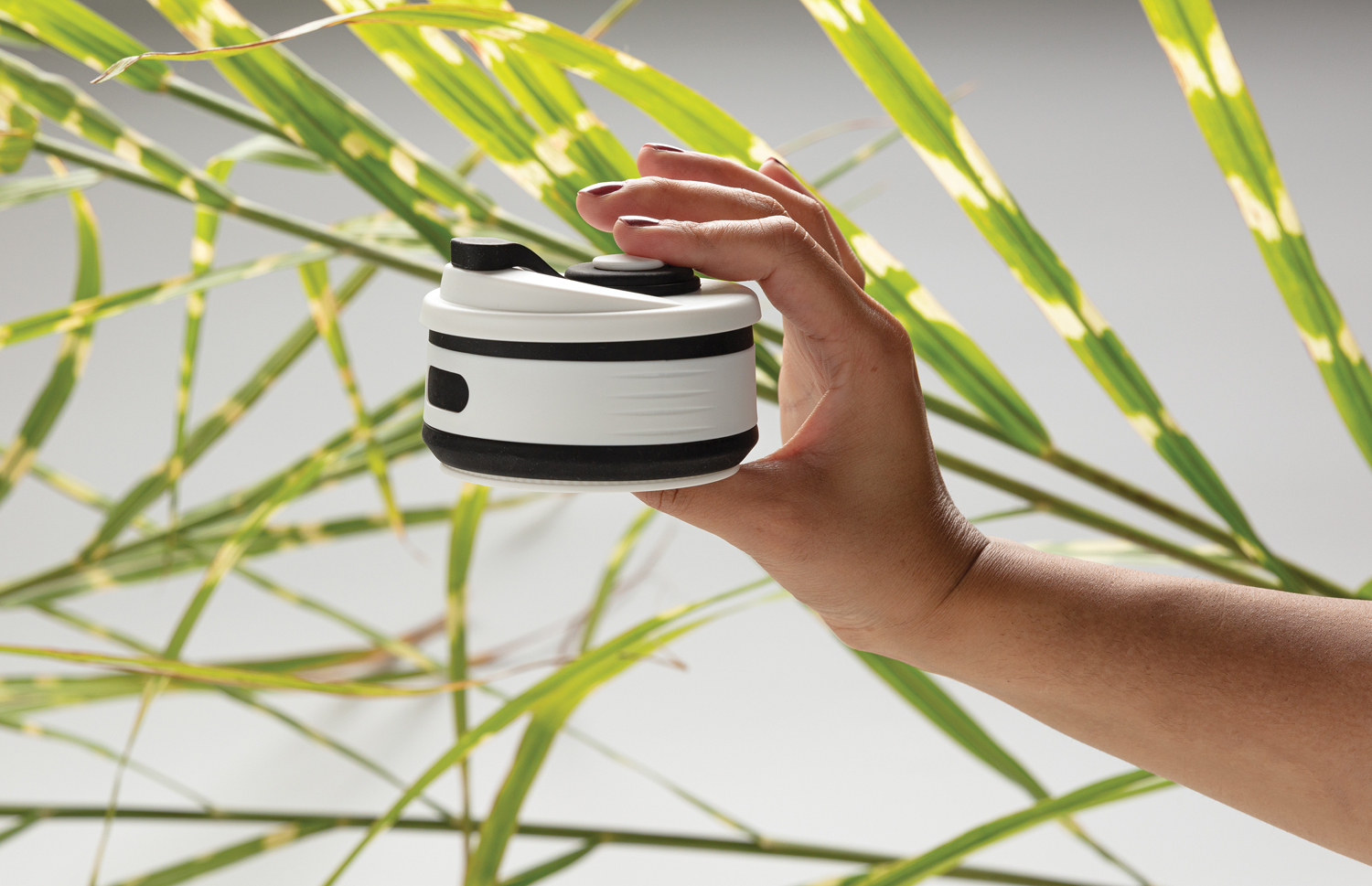 Складная силиконовая термокружка-12