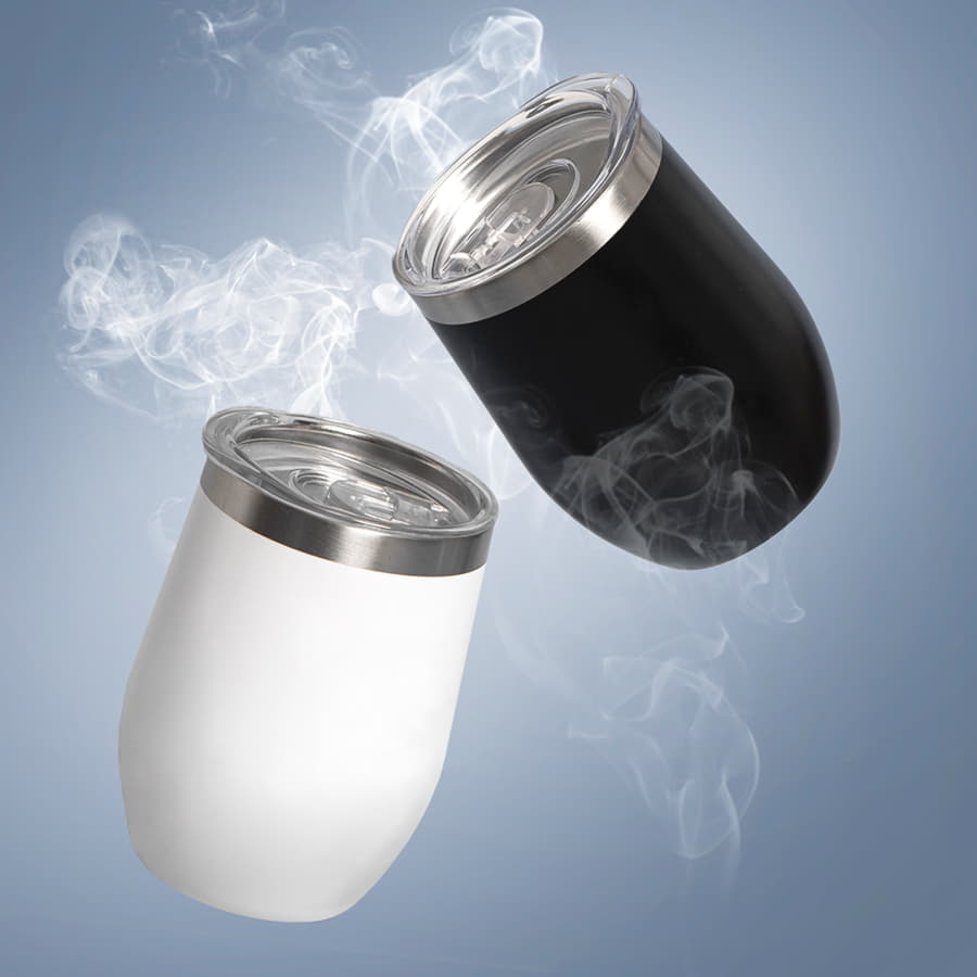 Термокружка ERGO, 350мл, белый-4