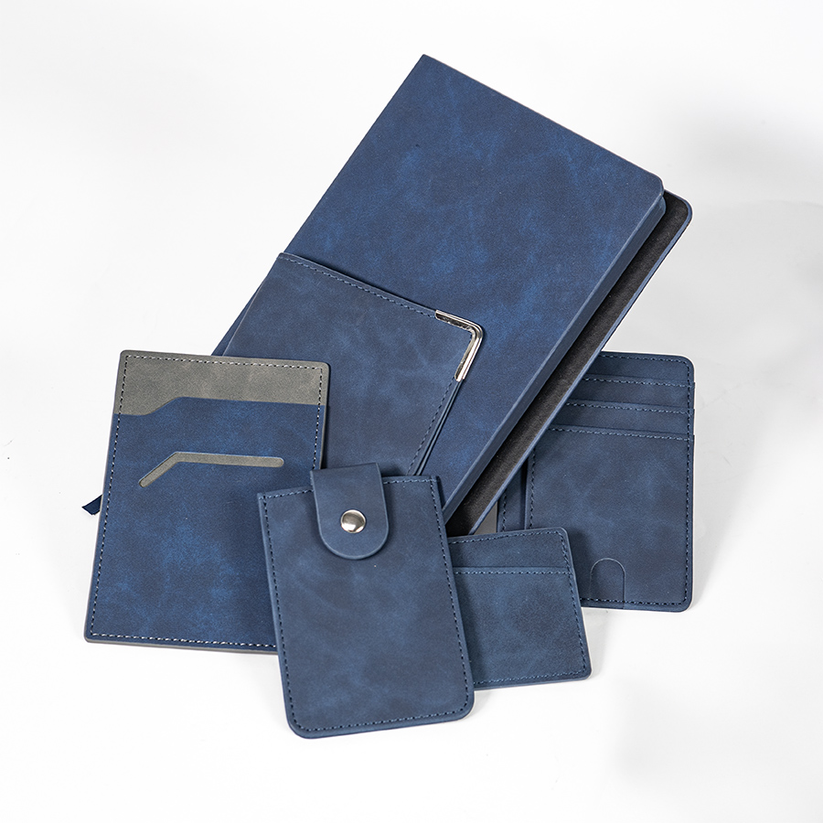 Чехол для карт Luma с 4 отделениями, темно-синий, PU, темно-синий-4