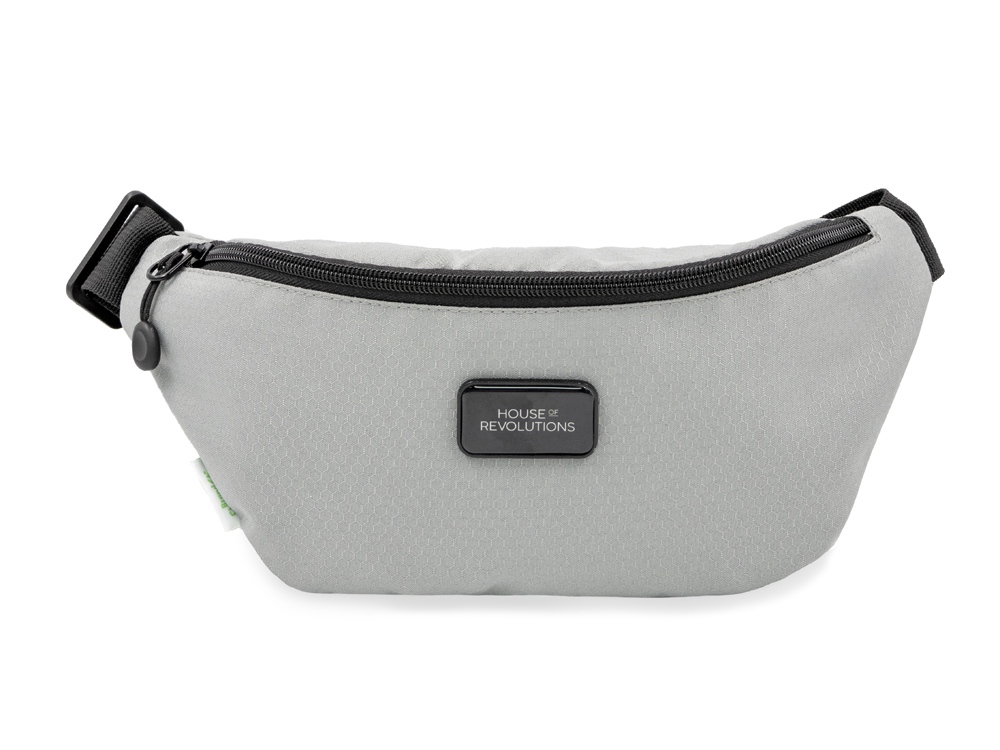 Универсальная водостойкая сумка на пояс Bumble из переработанного пластика, серый-5