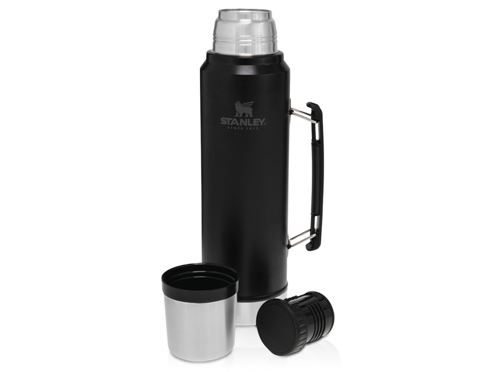 Stanley Classic бутылка объемом 1000 мл - Черный матовый-0