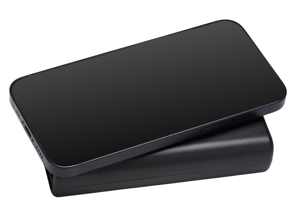 Внешний беспроводной аккумулятор 2-в-1 с функцией зарядки Apple Watch, QC/PD AtomIQ, 10000 мАч, черный-3