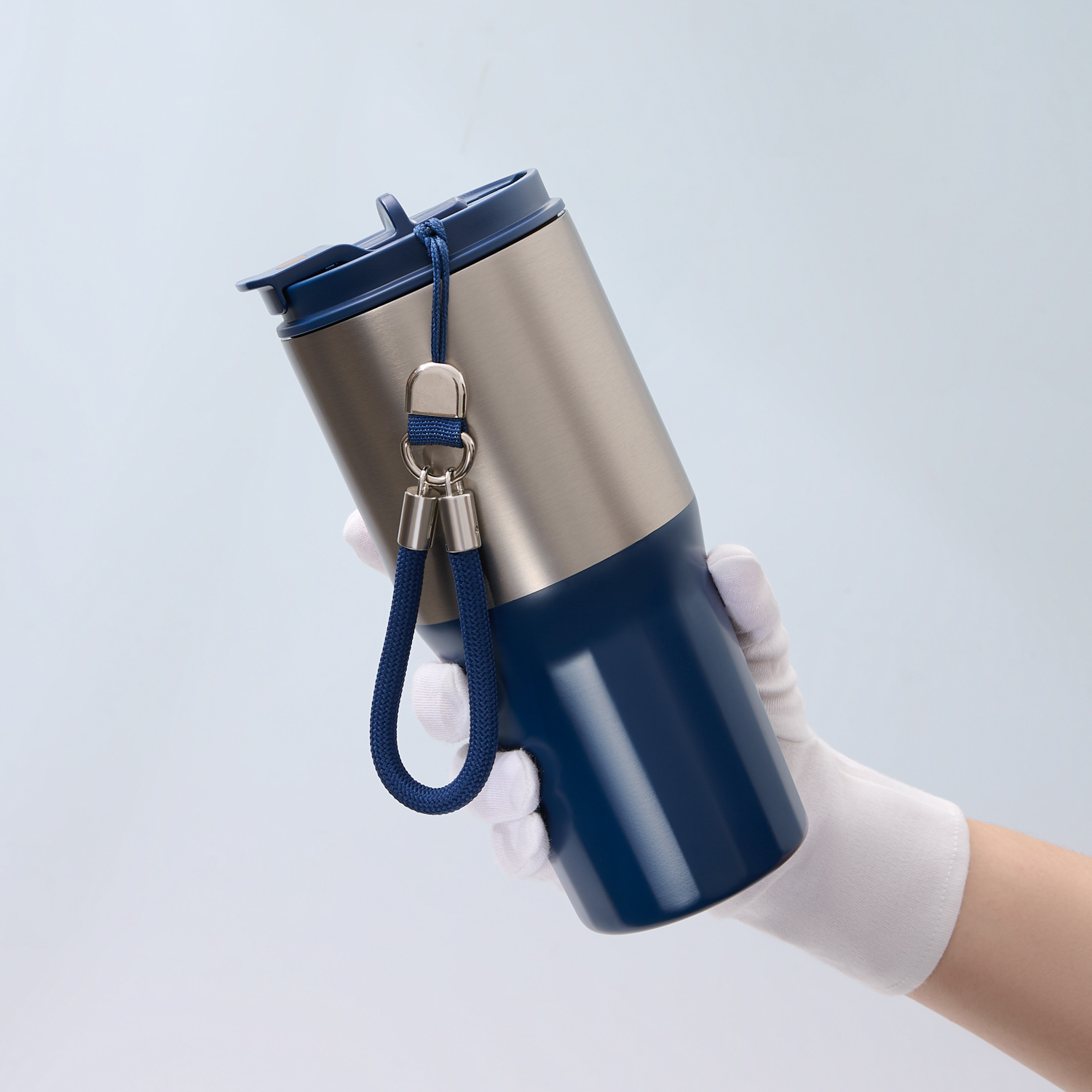 Термокружка вакуумная Avenue, синяя-7