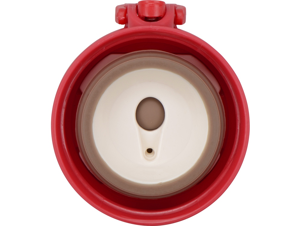 Вакуумная термокружка Хот 470мл, серый/красный-5