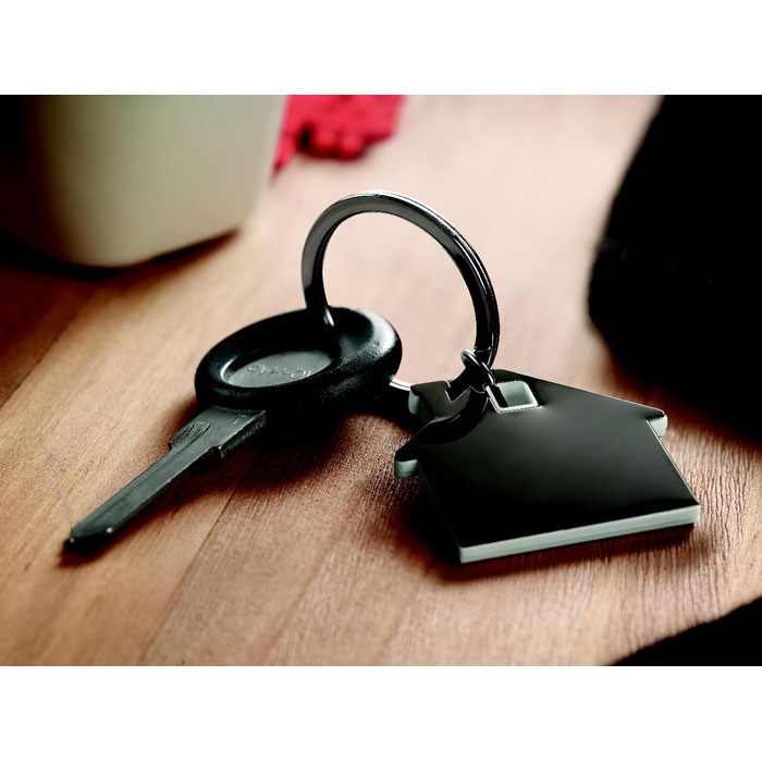 Брелок домик, белый-1