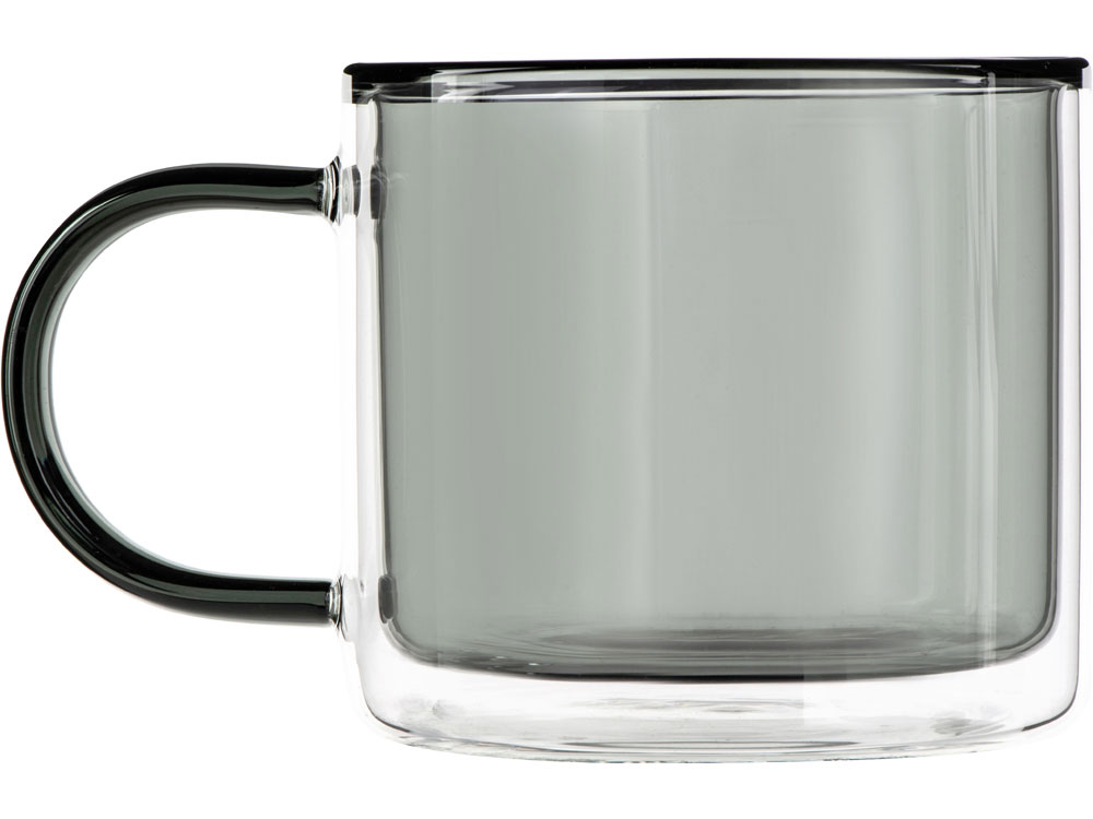 Кружка с двойными стенками 250 мл, черный-2