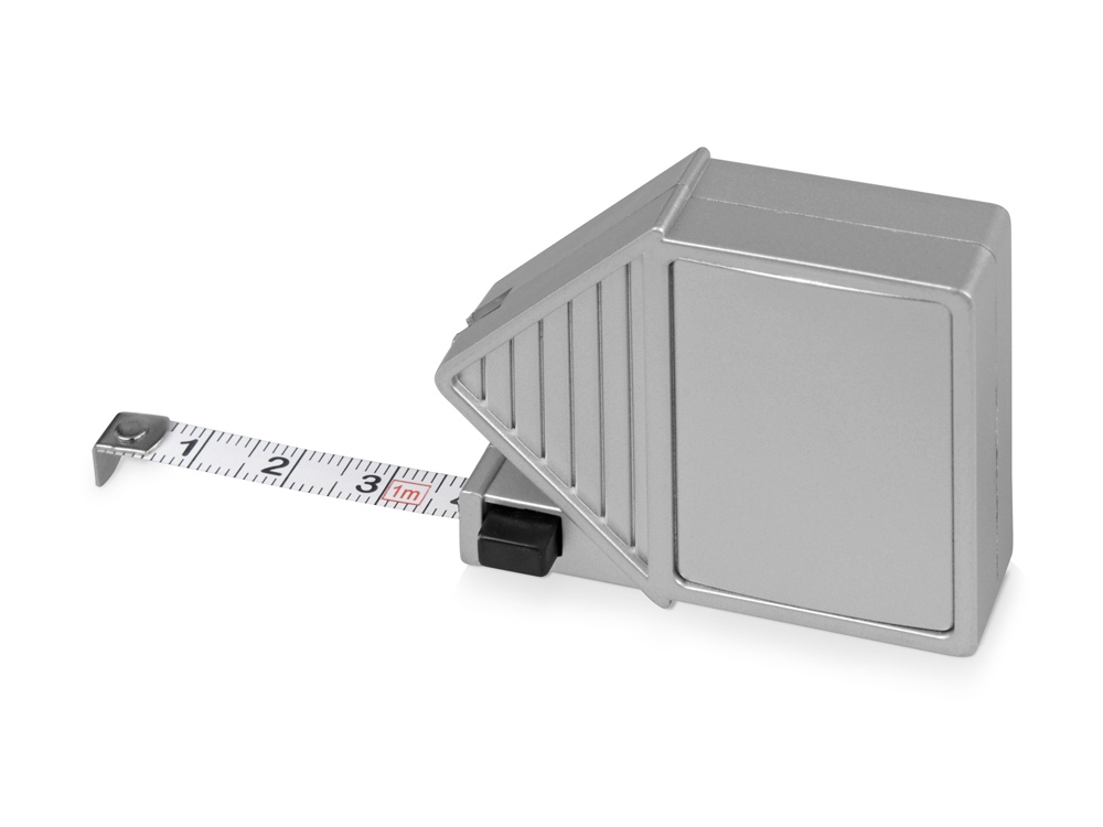 Брелок-рулетка Домик, 1 м., серебристый-1