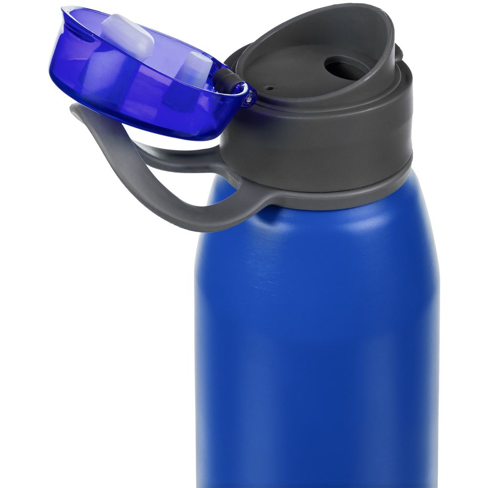 Бутылка для воды Billy Gym, матовая синяя-1