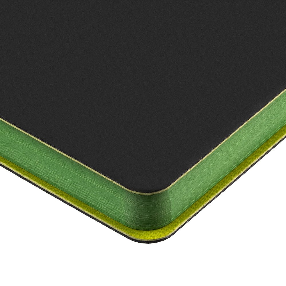 Ежедневник Flexpen Black, недатированный, черный с зеленым-3