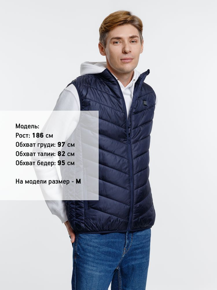 Жилет с подогревом Thermalli Valmorel, темно-синий-5