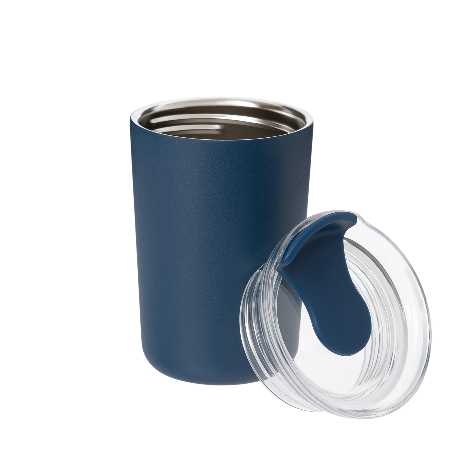 Термокружка вакуумная Strada, синяя-3