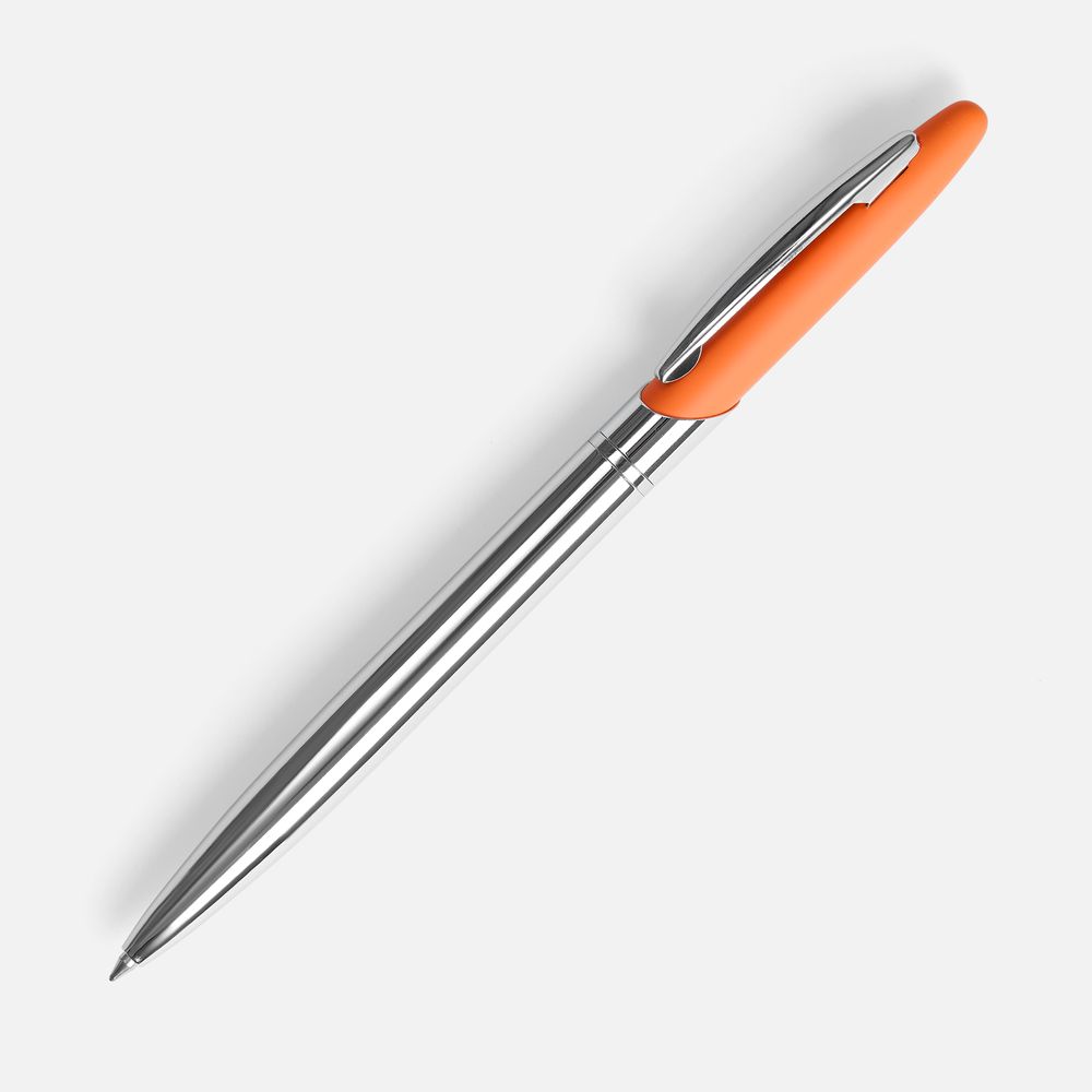 Ручка шариковая Dagger Soft Touch, оранжевая-0