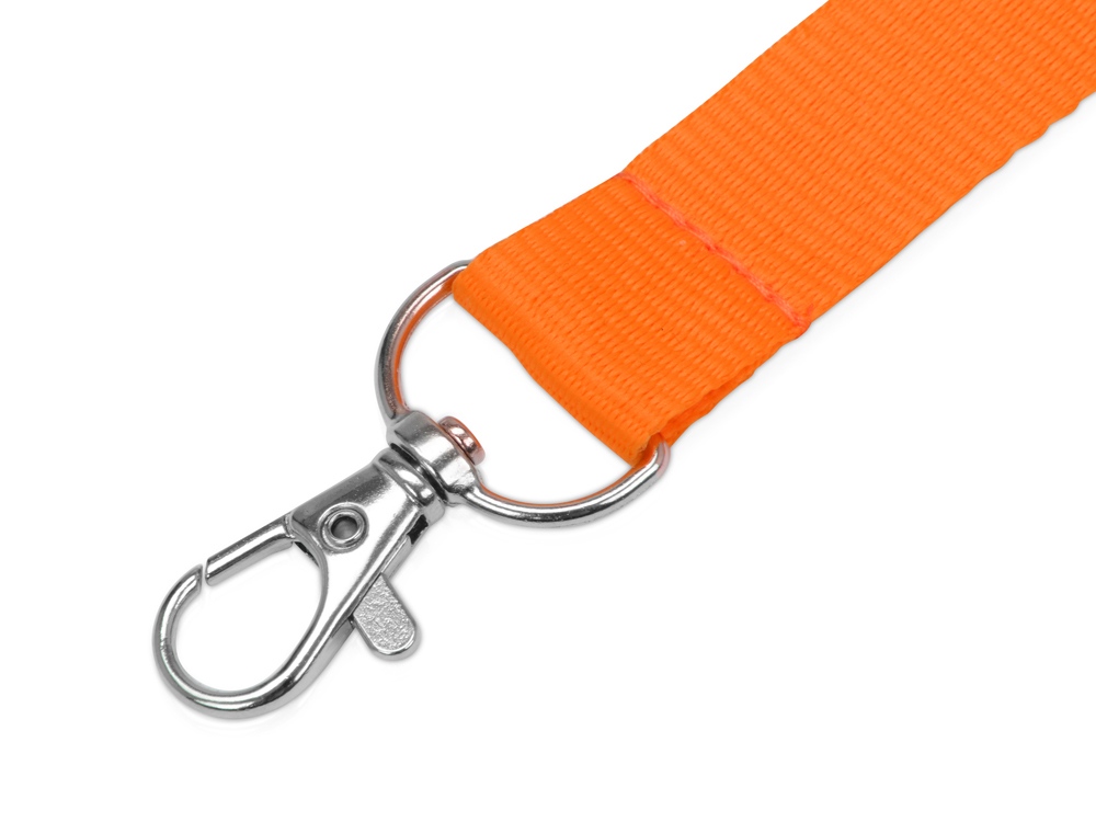 Ланьярд с карабином и замком безопасного разрыва, оранжевый-1