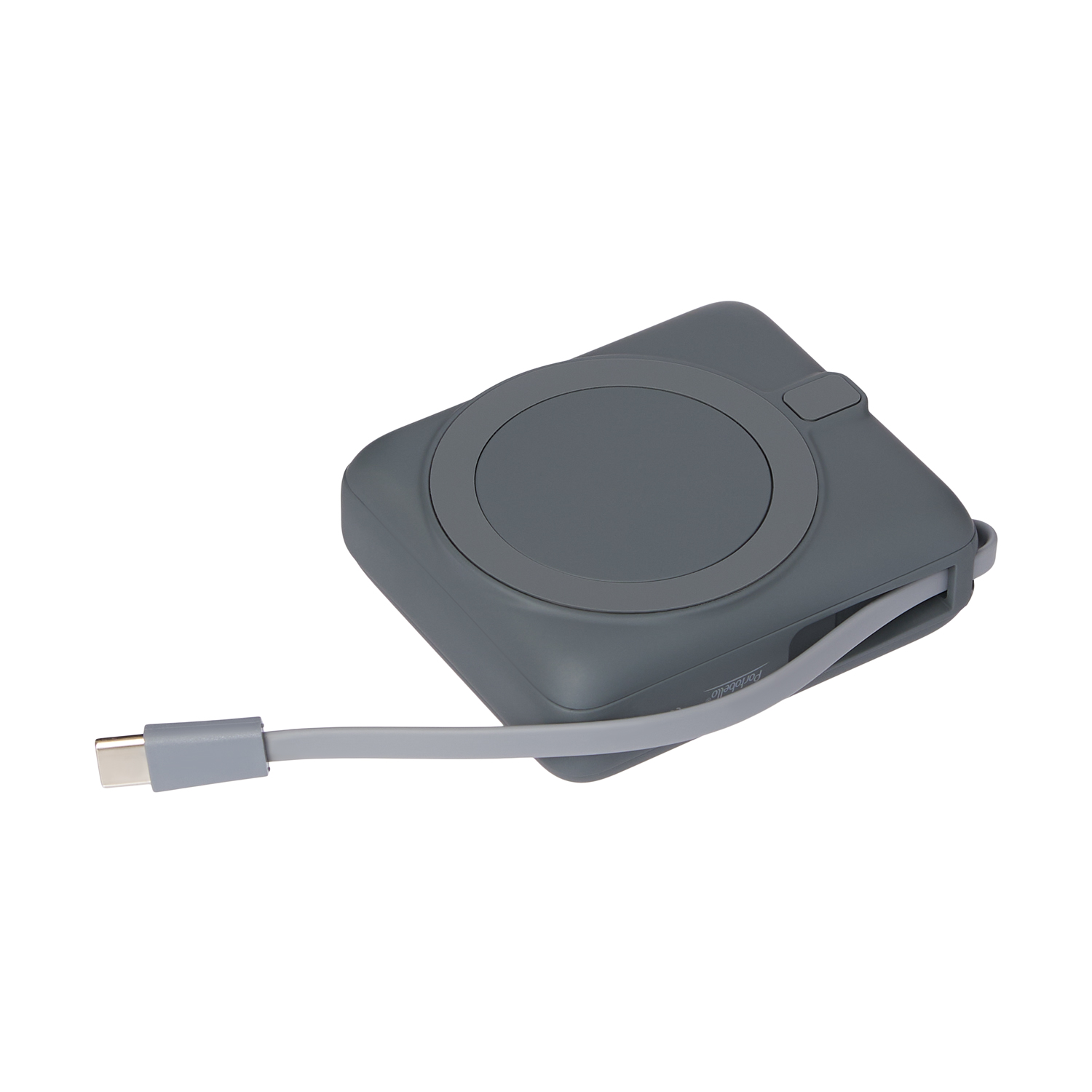 Внешний аккумулятор с подсветкой Ritter PD 10000mAh с функцией беспроводной зарядки 15W, серый-3