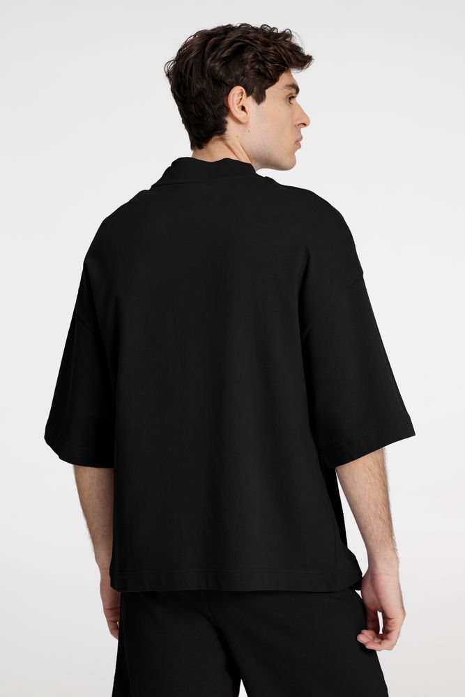 Футболка оверсайз унисекс T9, черная-2