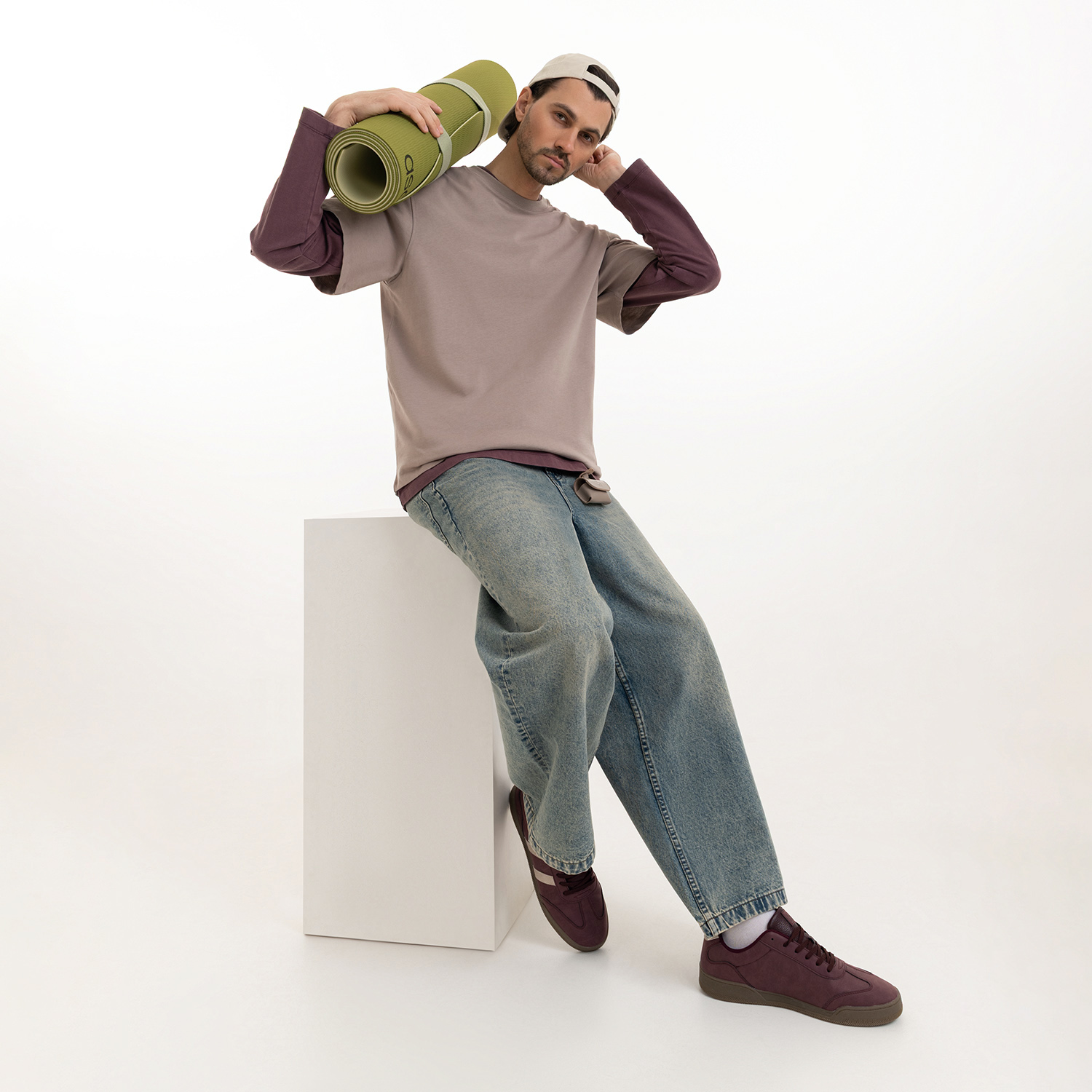 Футболка унисекс RUST NEO, 240 гр., бежевый (мокко)-2